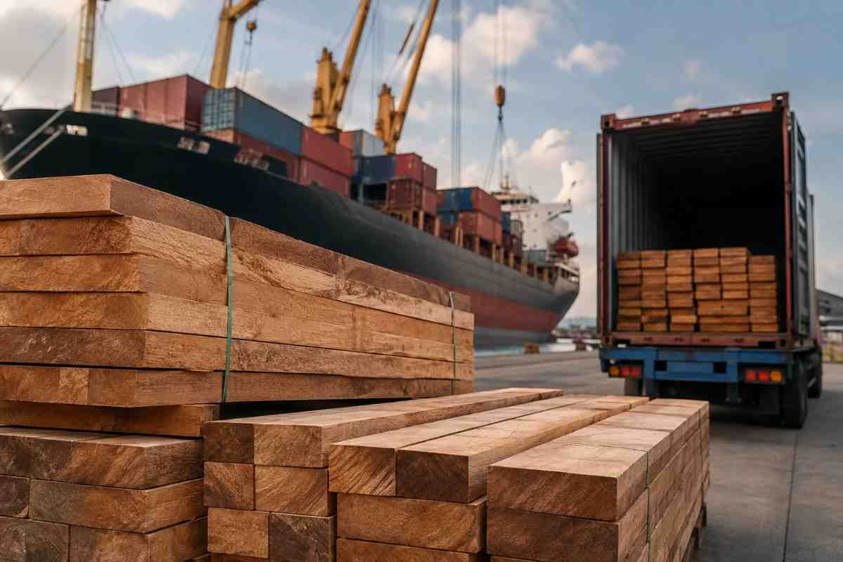 Wood Point timber trading