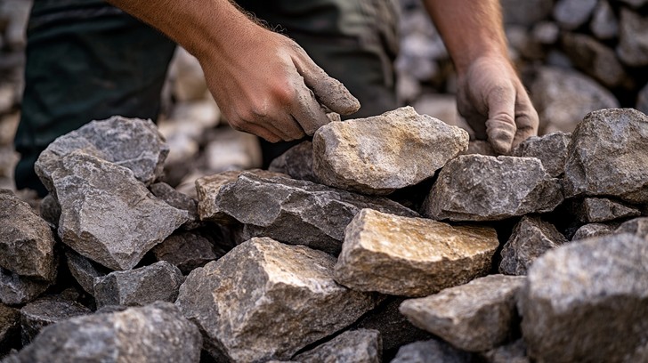 Quarried stone materials